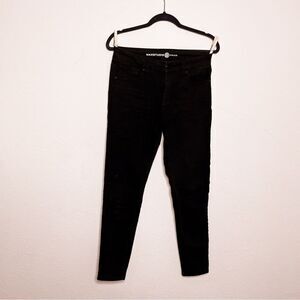 🍋 Max Studio • Women’s Indigo High Rise Legging Jeans Black Size 8